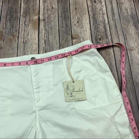 Marrakesh White distressed shorts - Picture 3 of 5